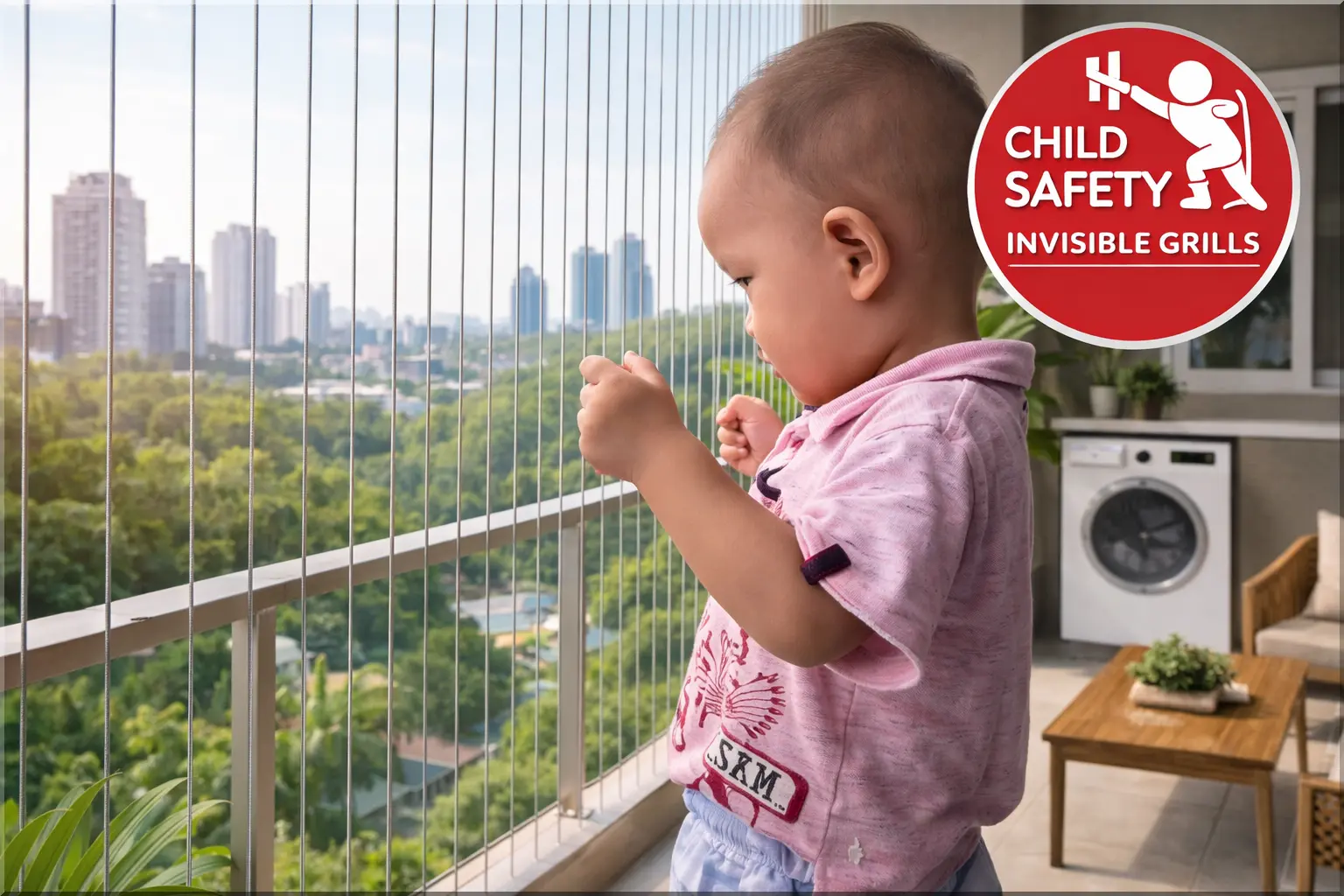 Child Safety Invisible Grills