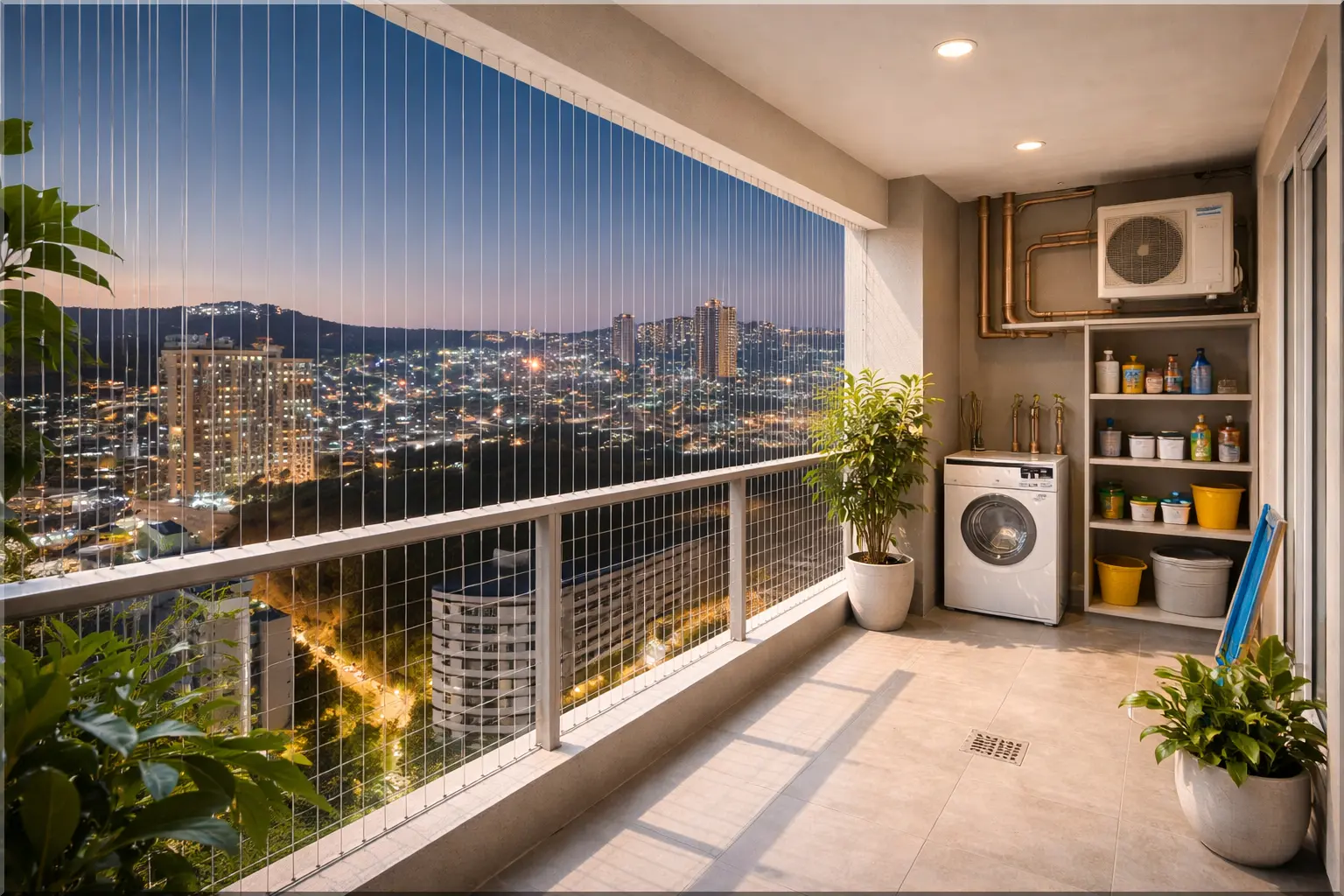 Open Utility Areas for Invisible Grills