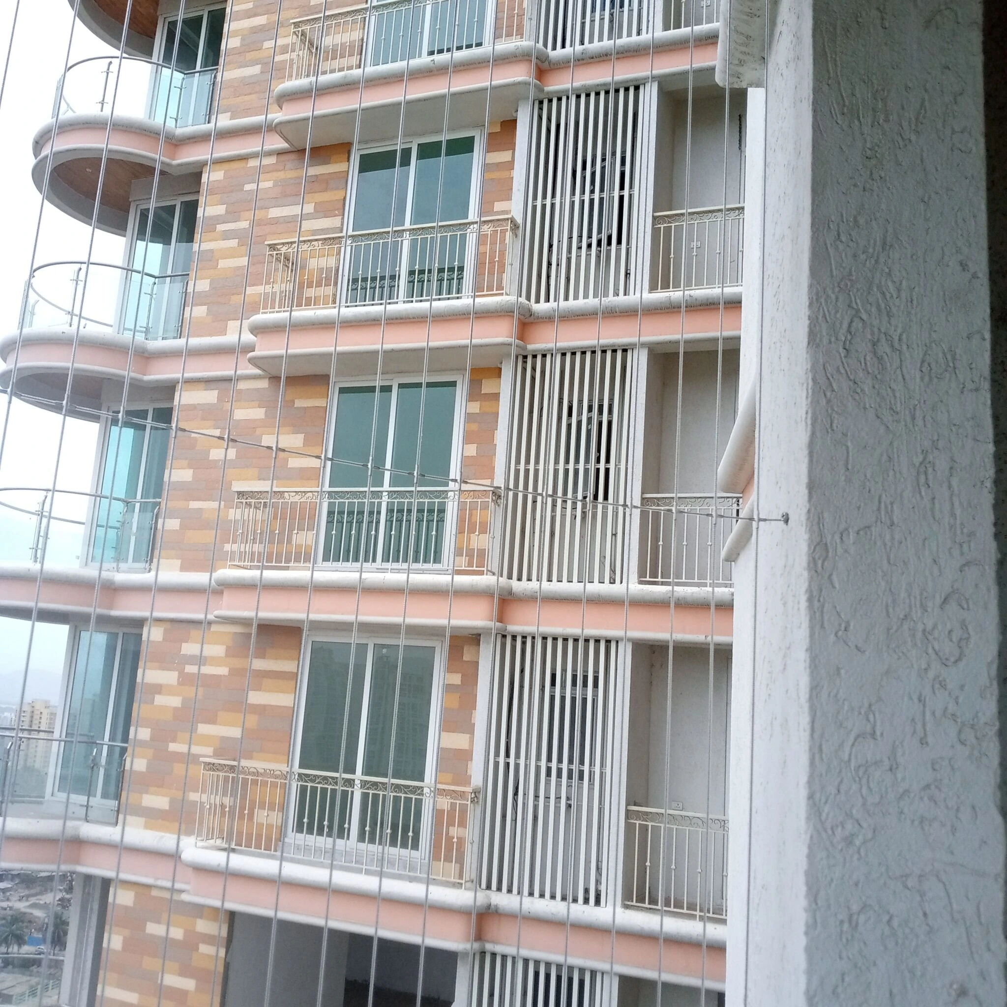 High-Rise Invisible Grill Installation in Patia Bhubaneswar