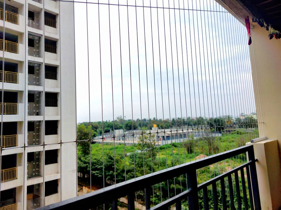 High-Tensile Invisible Grill For Balcony Installation in Bhubaneswar