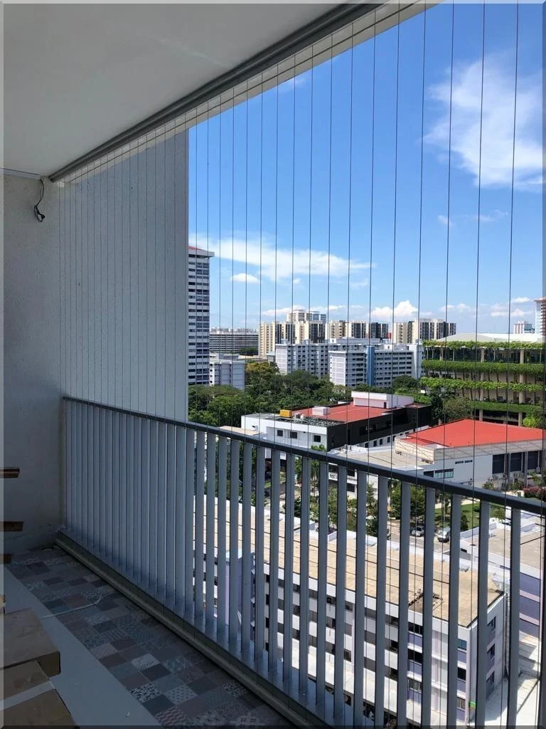 Invisible Safety Grill for Balcony